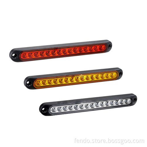 Waterproof LED Strip Tail Brake Stop Light for Manufacturer UV PC 10-30V
